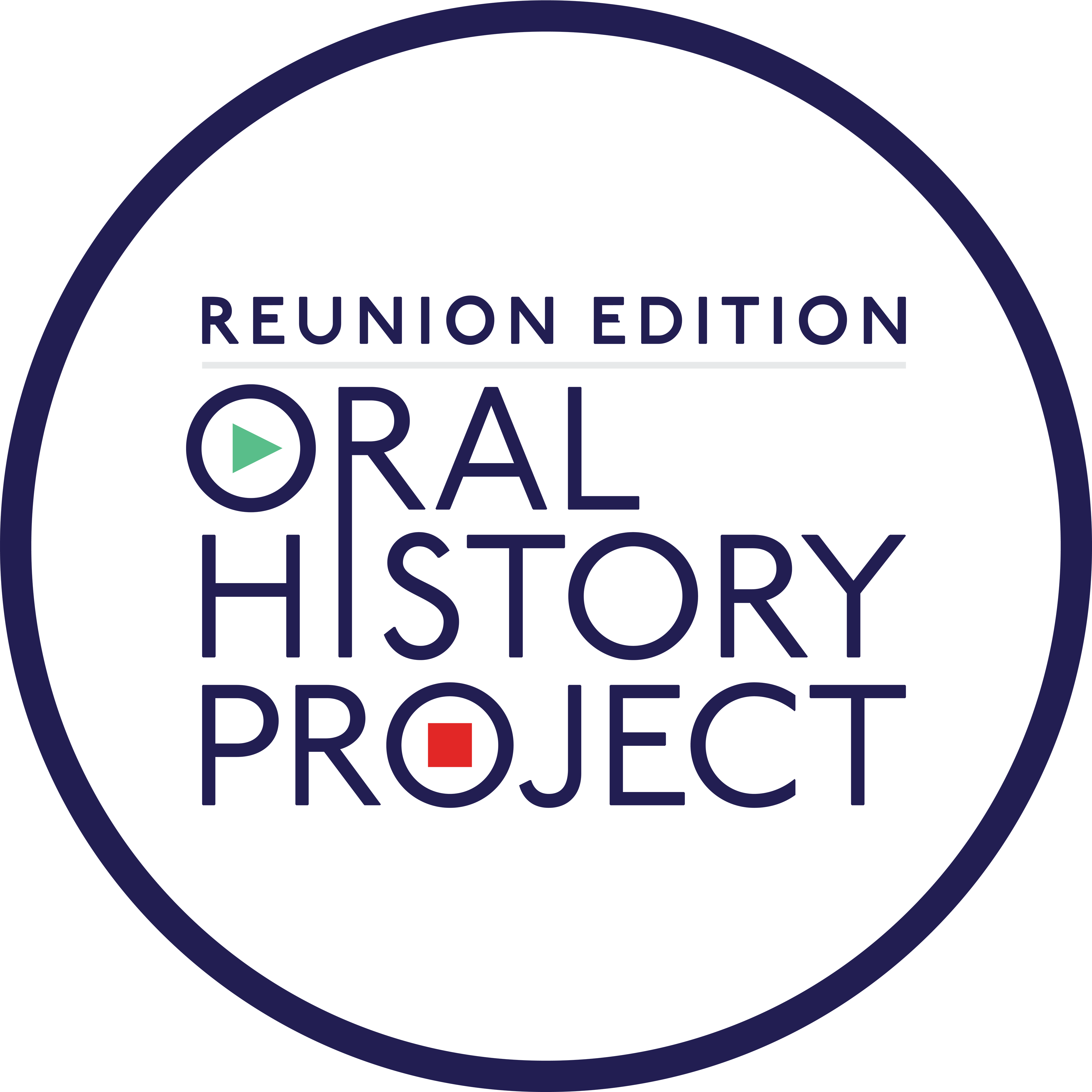 ReunionOralHistoryProject